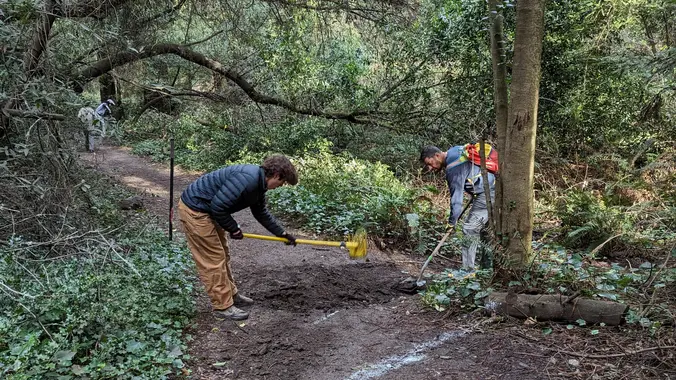 Trail Work in Joaquin Miller Park SAVE THE DATE